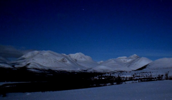 Måneskinnsturen Vinternatt i Rondane. Foto Peter Bontroph