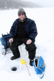 Rolf Olsern er endelig i gang. Foto Hans Sollid