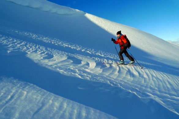 Flott å gå på ski, både i og utenfor løypene. Mildt oppi er det også.