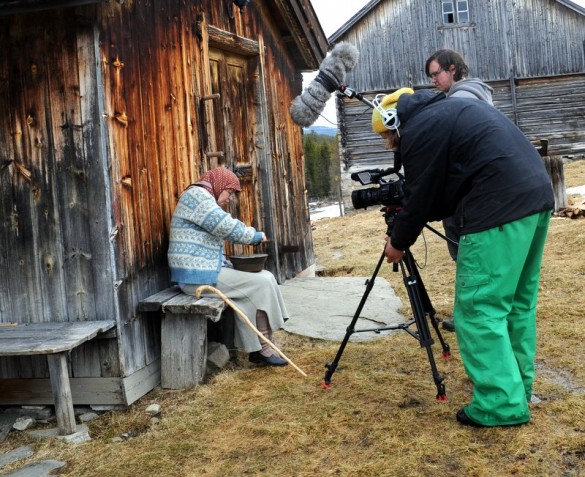 Tove Eggen hadde en av hovedrollene i filmen foto Jo Øvergaard