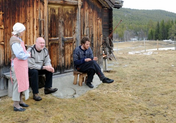 Franinnspillingen i Søre Finnstad. foto Jo Øvergaard