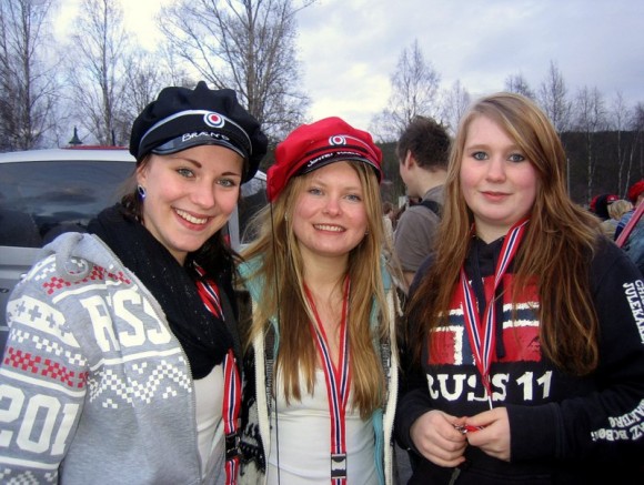 Russedåp Koppang. Foto Anne Herud