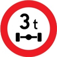 Akseltrykkgrense 3 tonn