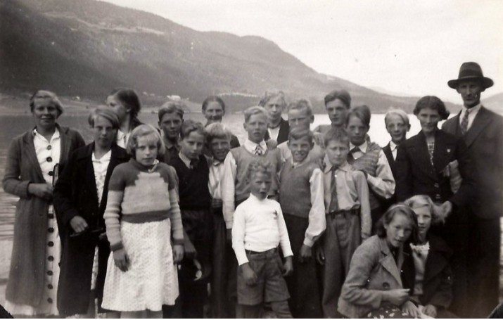 Skuletur 1931. Foto utlånt av Agnes og Ragnar Kulstad