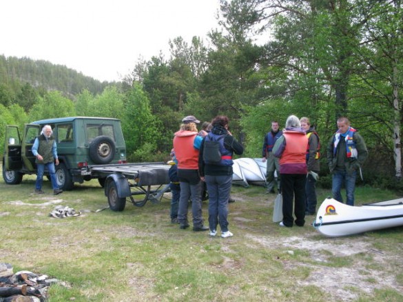 Før start. Foto Berit Gomnæs