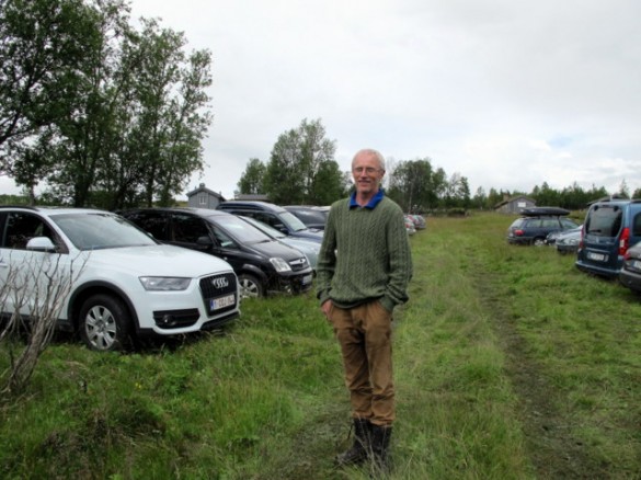 Parkering på Seterhelga. Foto Hans Bodal
