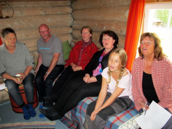 Deltakere på sangkurset. Foto Hans Sollid