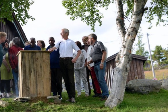 Røkovnen klar! Foto Jo Øvergaard