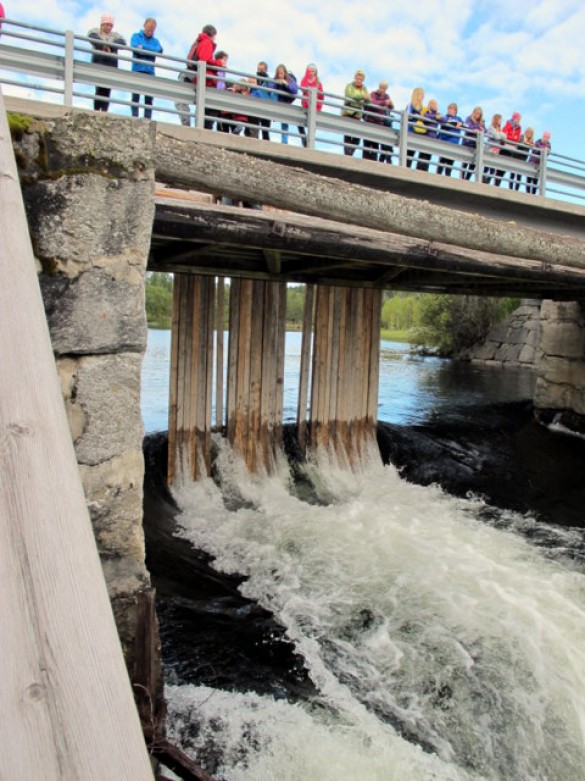 Fossen temmes. Foto Hans Sollid