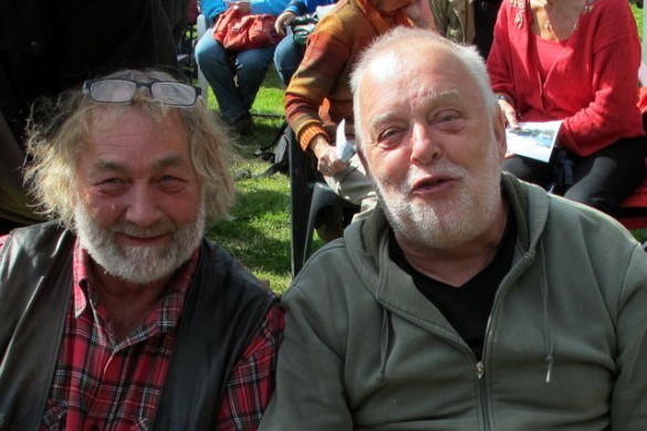 Fossegrimene Bengt Jacobsen og Torgrim Sollid. Foto Hans Sollid