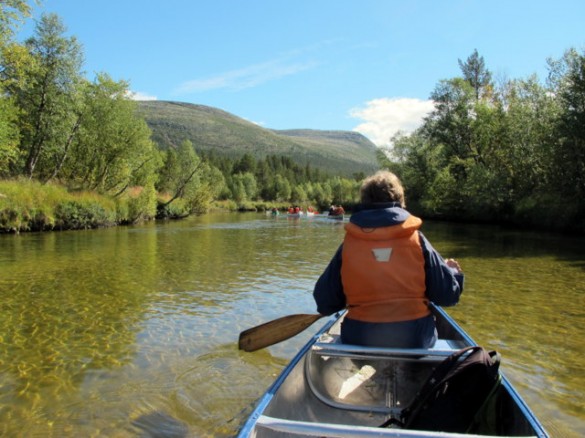 Stille flyter Nord-Atna. Foto Hans Sollid
