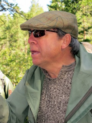 Jo i aksjon på ekskrursjon under Foilledagene. Foto Hans Sollid