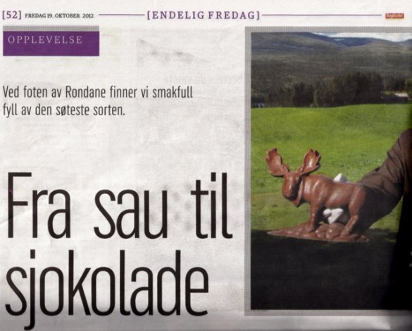 Faksimile fra dagbladets oppslag 19.10.2012