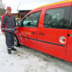 Postmann Johannes Dalen foto Jo Øvergaard