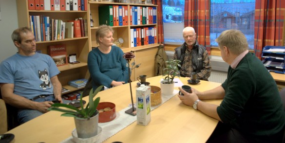 Tor Einar Skogesal,Anne Herud,Stein Vaaler og Even Moen. Ikke med på bildet Cecilie Bjercke og Hans Bondal. Foto Jo/www.sollia.net