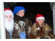 Julbukkbesøk ved Atnbrua