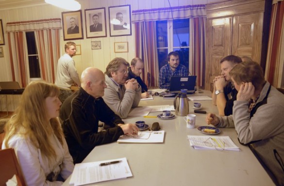 Frav Anne Lene Ophuus Moen, Ulf Helgesen, Ole Nordahl, Hans Petter Ruud, Kristian Ingdahl, Hans Bondal, Even Moen og og Ole Sollien. Ole Anton Brænd utafor bildet. Foto Jo Øvergaard