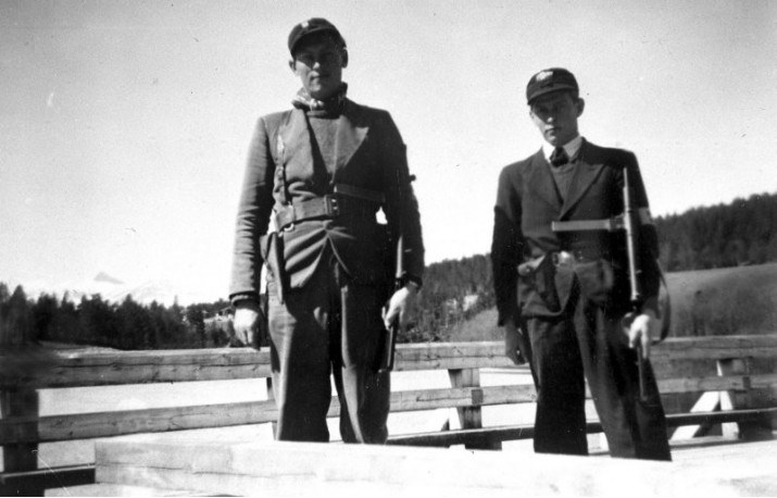 Odd Nesset og Otto Brønd mai 1945