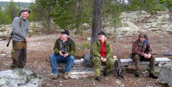 Ikke noe i vegen med humøret. Foto Tove Iren Eggen