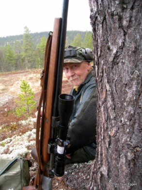 Rutinert jeger Embret Eggen. Foto Tove Iren Eggen