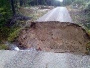 Skader på private veier