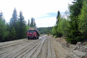Vegarbeid i Sollitangen foto Anne herud