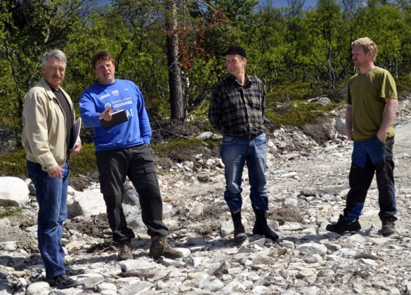 Mrvold,Sundli, Sollien og Brænd på synfaring i Megrunnslia foto Jo Øvergaard