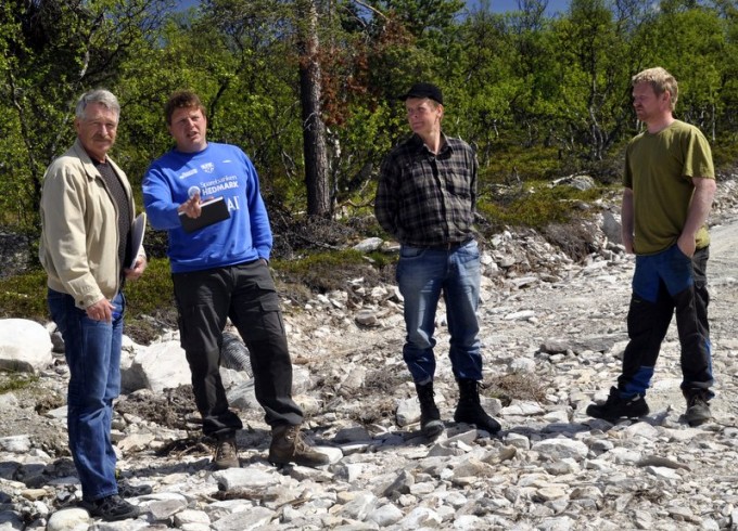Fra n Kjell Roar Myrvold, Johan Sundli, Ole Sollien og Ole Anton Brænd foto JØ