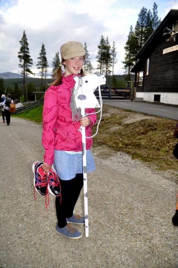 Kathrine med en hel sommer foran seg foto JØ