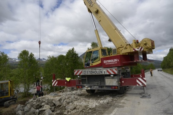 Støholen har kraftige doninger foto Martin Pettersen