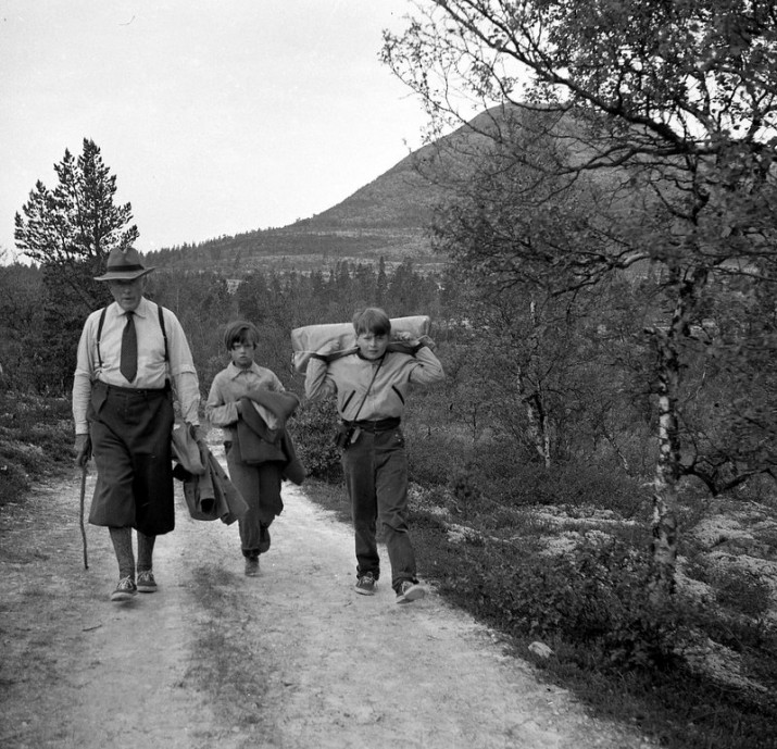 Sommer 1955 mellom Fagervoll og Musvoldsetra