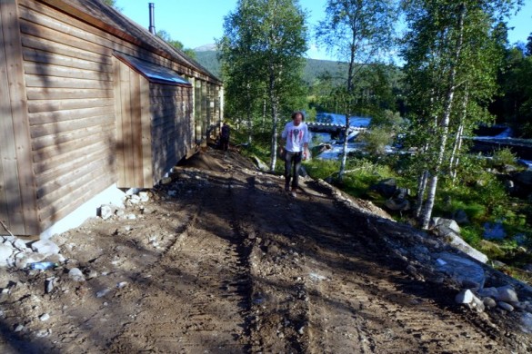 Fossehuset,sørveggen foto Jo Øvergaard