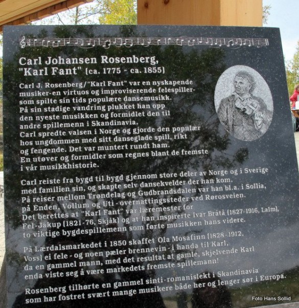 Minneplata over "Karl Fant"
