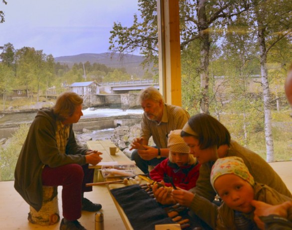 Pautekurs i det nye Fossehuset foto Jo Øvergaard
