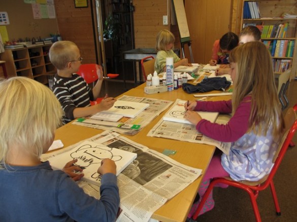 Tegning med kullstift