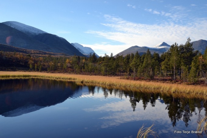 Rondane fra Gjermundstjønnet Foto Terje Brænd