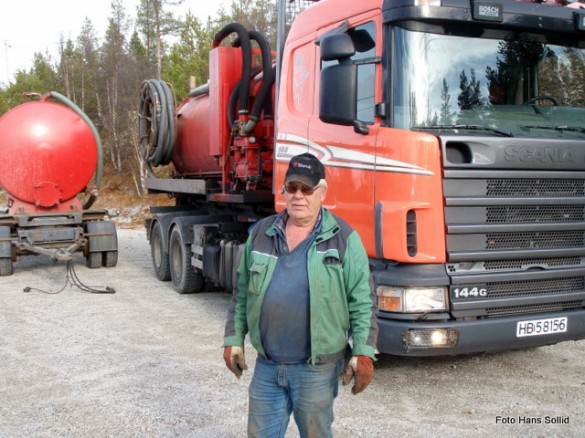 terje Grostuen hos Harry Grøndalen transport. 
