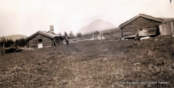 1921 setra i Stor-Grytdalen. Foto fra album etter Tjodolv Trønnes