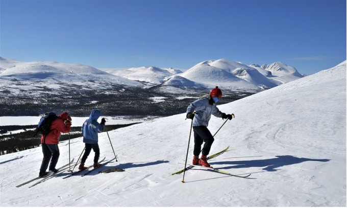 Oppstigning. Foto Per Bjørkum