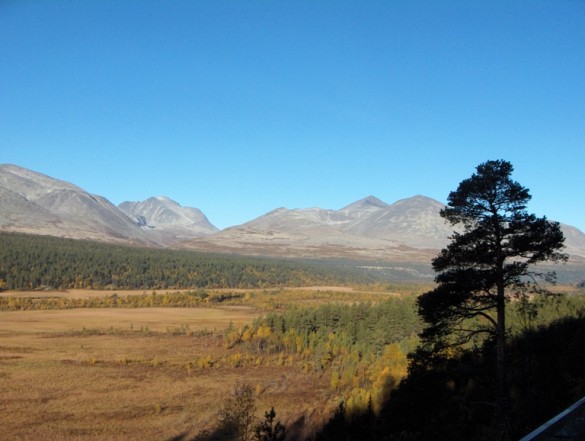 Rondane fra Hyrsberget. Foto Hans Sollid