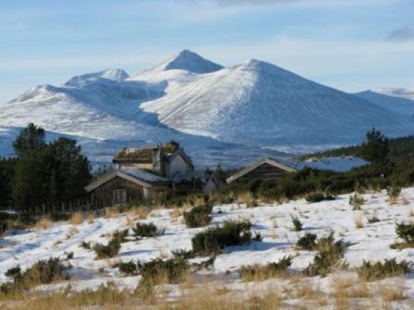 Uthisetra på Sjølisetra mot Høgronden. Foto Berit Gomnes