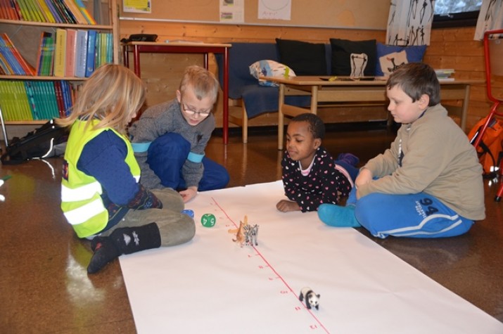 Praktisk matematikk. Foto Birgitte Løchen