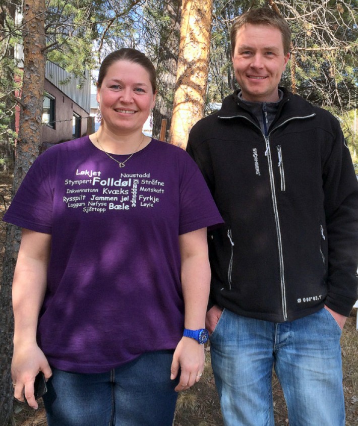 Anita Bjørkeng og Tommy Kristoffersen