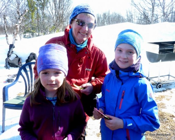 Farmor med to av sine. Foto Else Westgaard