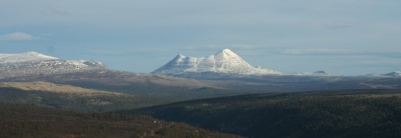 Den første snøen i Sølnkletten. Foto Hans Petter Ruud