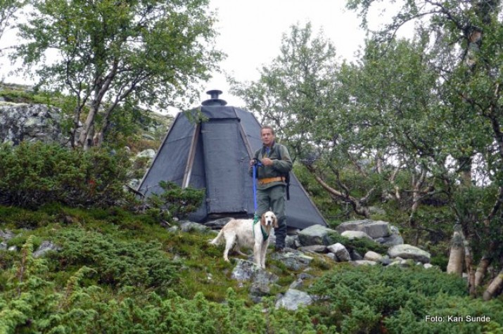 Øyvind ved gamma. Foto Kari Sunde