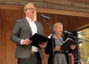 Fra kulturprogrammet under Fossedagene 2014. Foto Merethe Uhlen