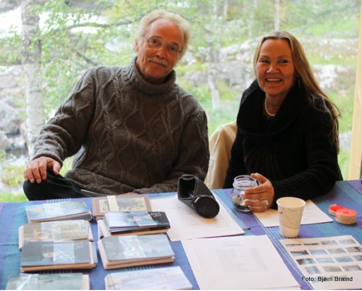 Kjell  E Midthun og Kristin Skrivervik er på plass. Foto Bjørn Brænd