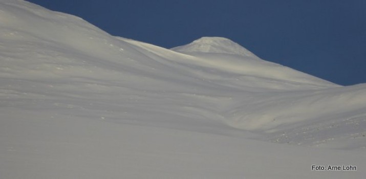 Øverst i Gravskardalen. Foto Arne Lohn