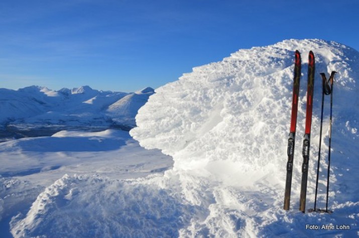 Fra varden på toppen av Gravskarhøgda. Foto Arne Lohn